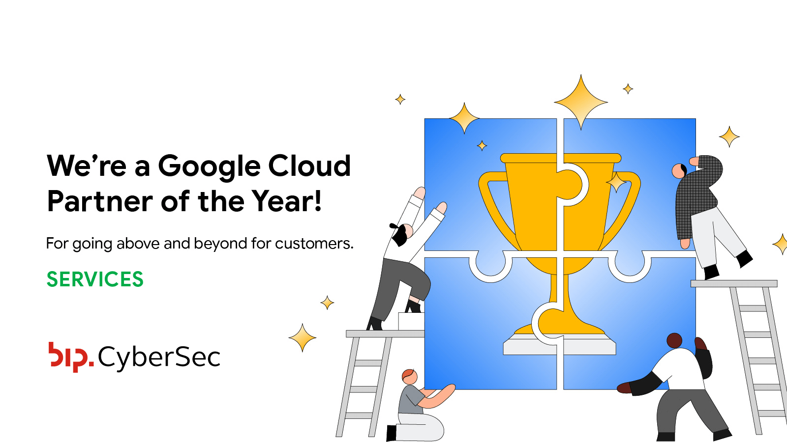 Two in a row: we are Google Cloud Services Partner of the Year!