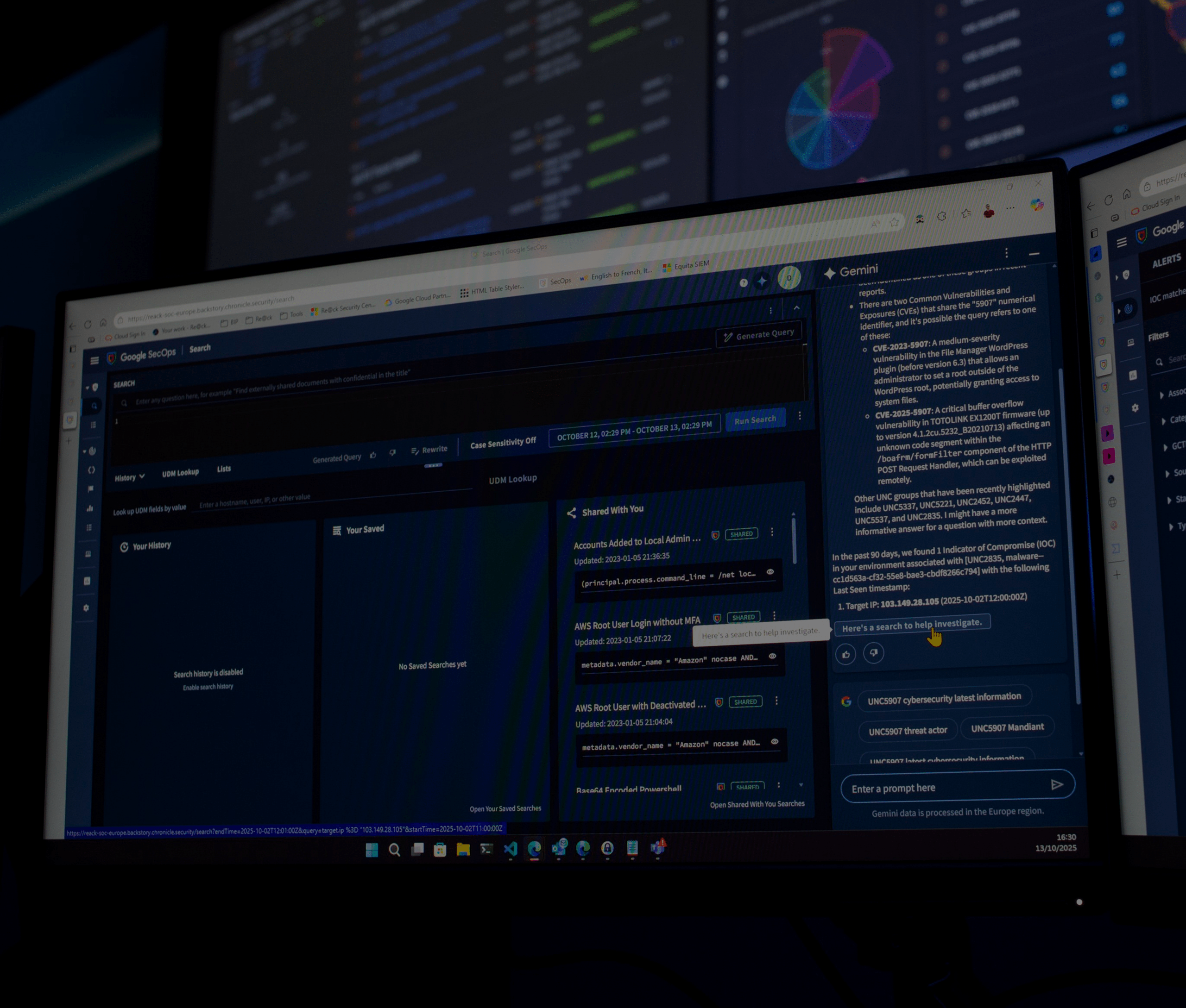 Threat Intelligent Reack Security Services